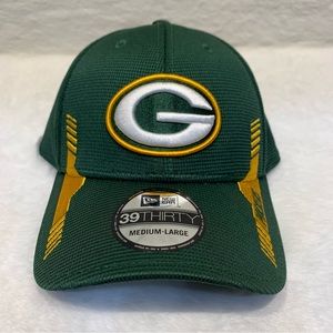 Green Bay Packers New Era 2021 NFL Sideline Home 39THIRTY Flex Hat - Green